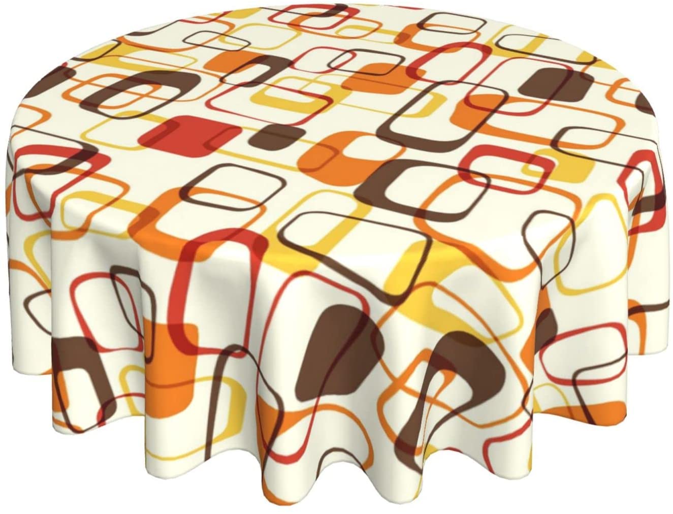 Century Textile & Sewing Supply Avenue C North Saskatoon Sk - Retro Mid Century Geometrische Ronde Tafelkleed